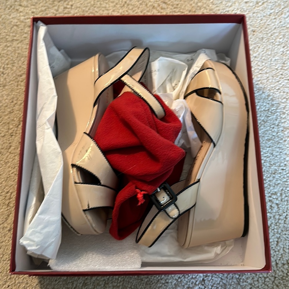 Sacha London Patent Heel